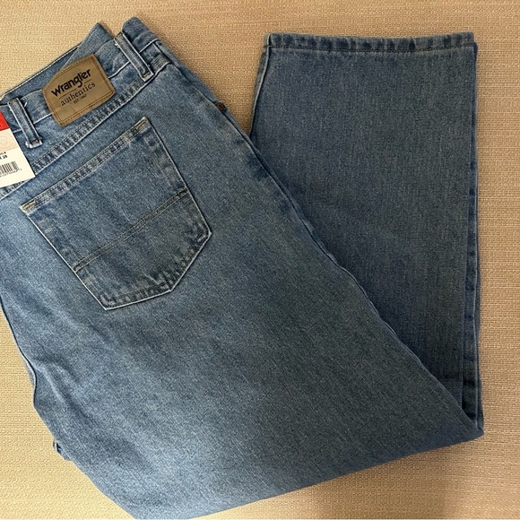 NWT Wrangler Authentics Men's Classic 5-Pocket Relaxed Fit Cotton Jean 40 X 28 - Picture 6 of 7
